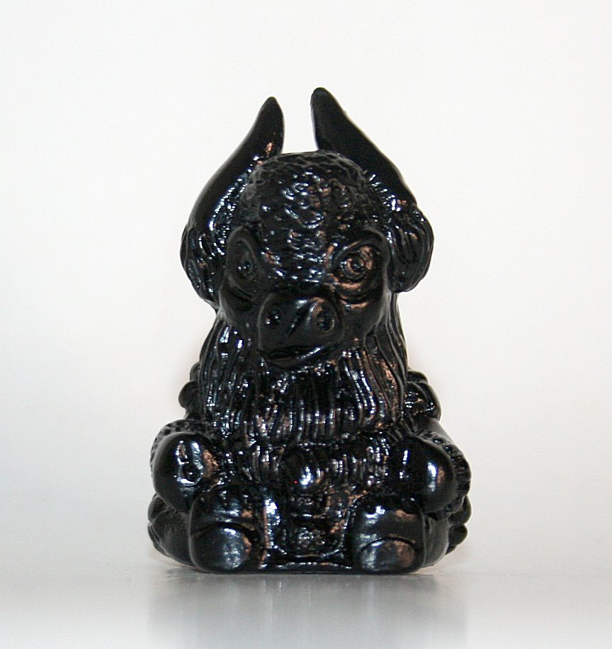 Uhoh Toys Mini Unpainted Black Cutnose