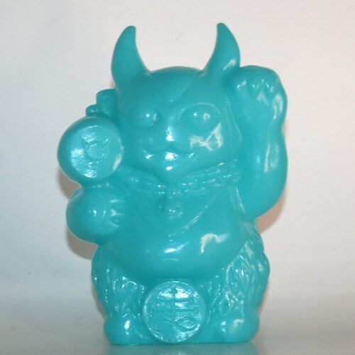 Wonder Goblin Blue Glow Maneki Devil - Loose