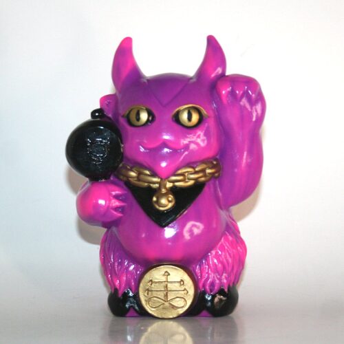 Wonder Goblin Purple x Pink Maneki Devil