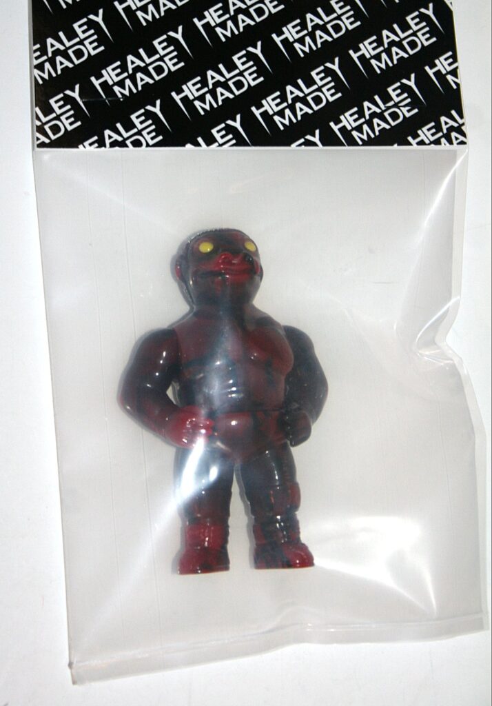 Healeymade Red x Black Marbled Snaggletooth Wrestler