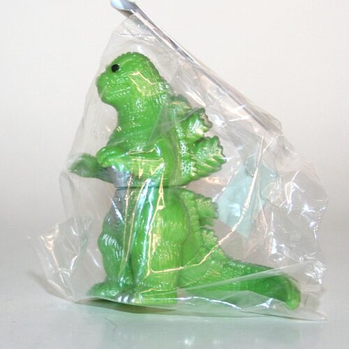 Marusan Kaiju Encyclopedia Silver on Green GID 1989 Godzilla