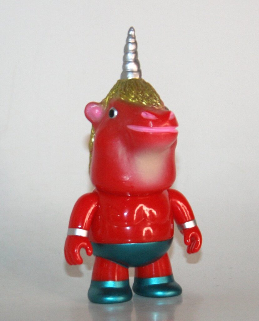 Rampage Toys x One Up Red Wrastlin Unicorn