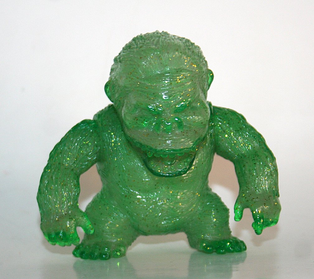 Shikaruna Clear Green x Glow Mighty Kong