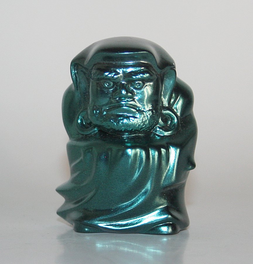 Shirokumaya Metallic on Blue Standing Dharma