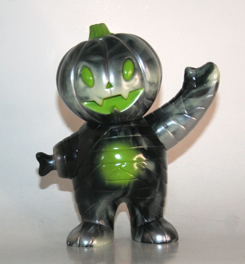 Super7 Black x Glow Marbled Pumpkin Boy