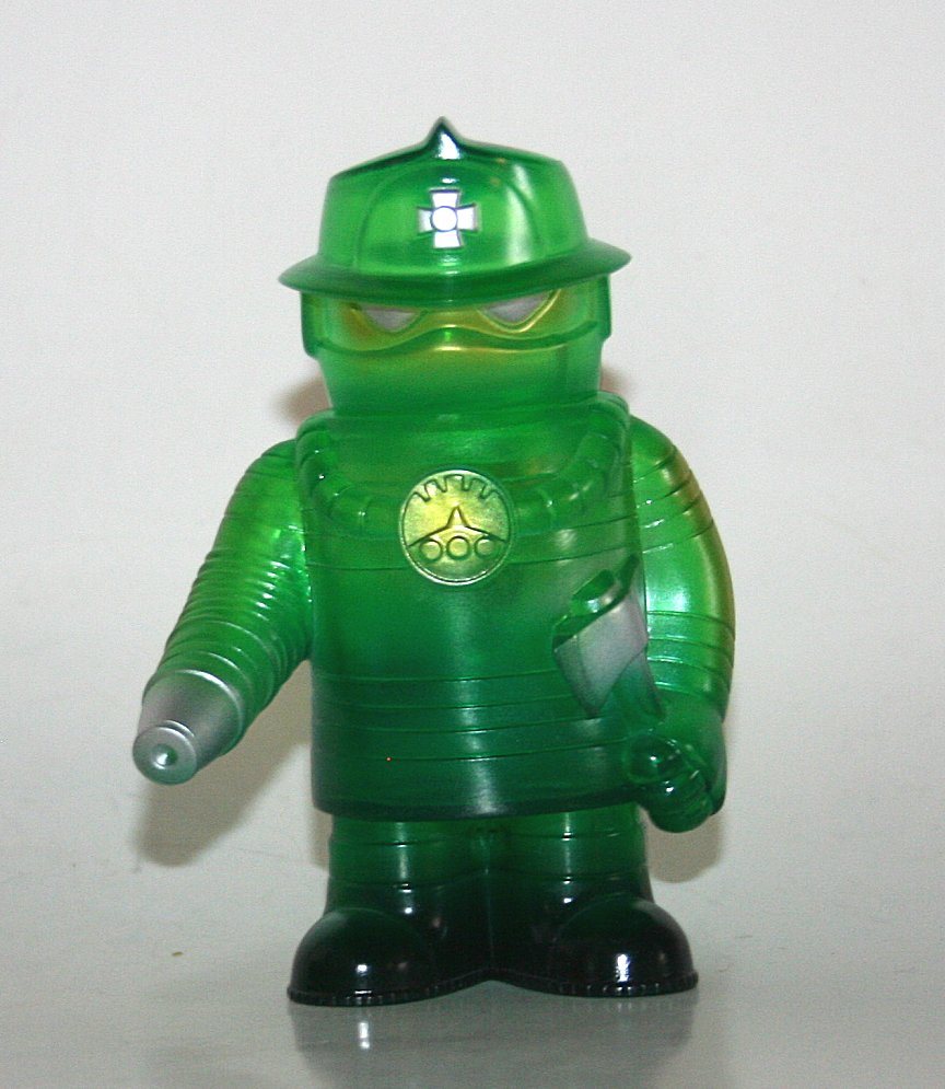 Super7 Clear Green Fire Robo