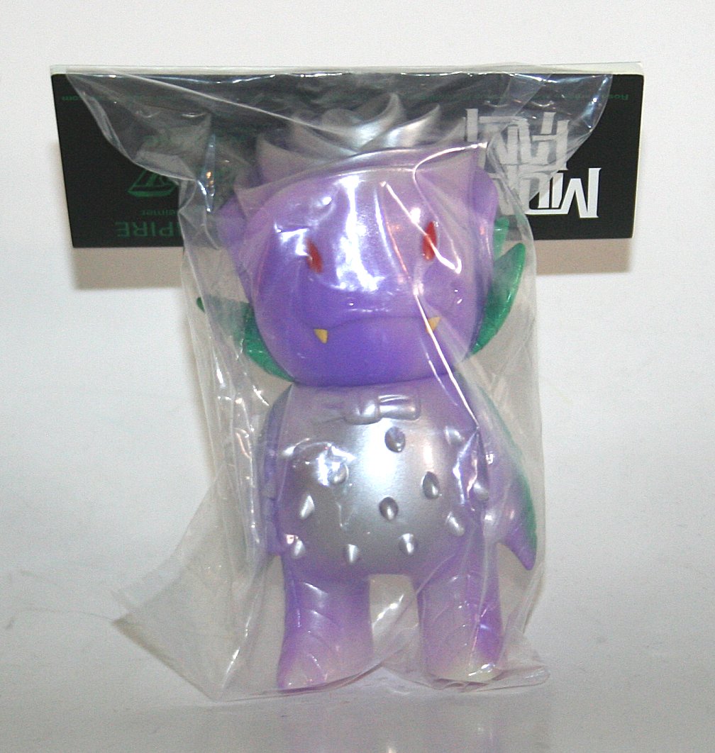 Super7 Melted Swirl Rose Vampire marbled purple and glow vinyl figure