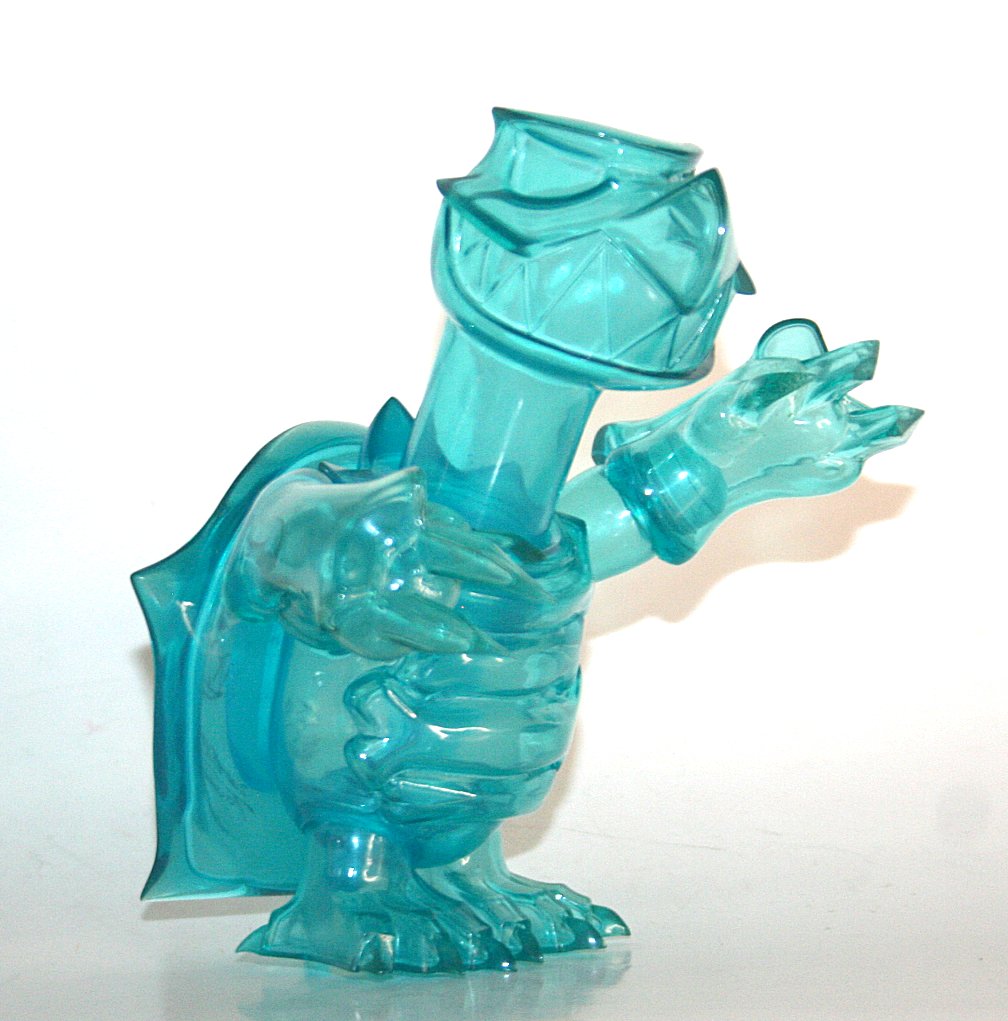 Touma x One Up Clear Blue Signed Skuttle V2