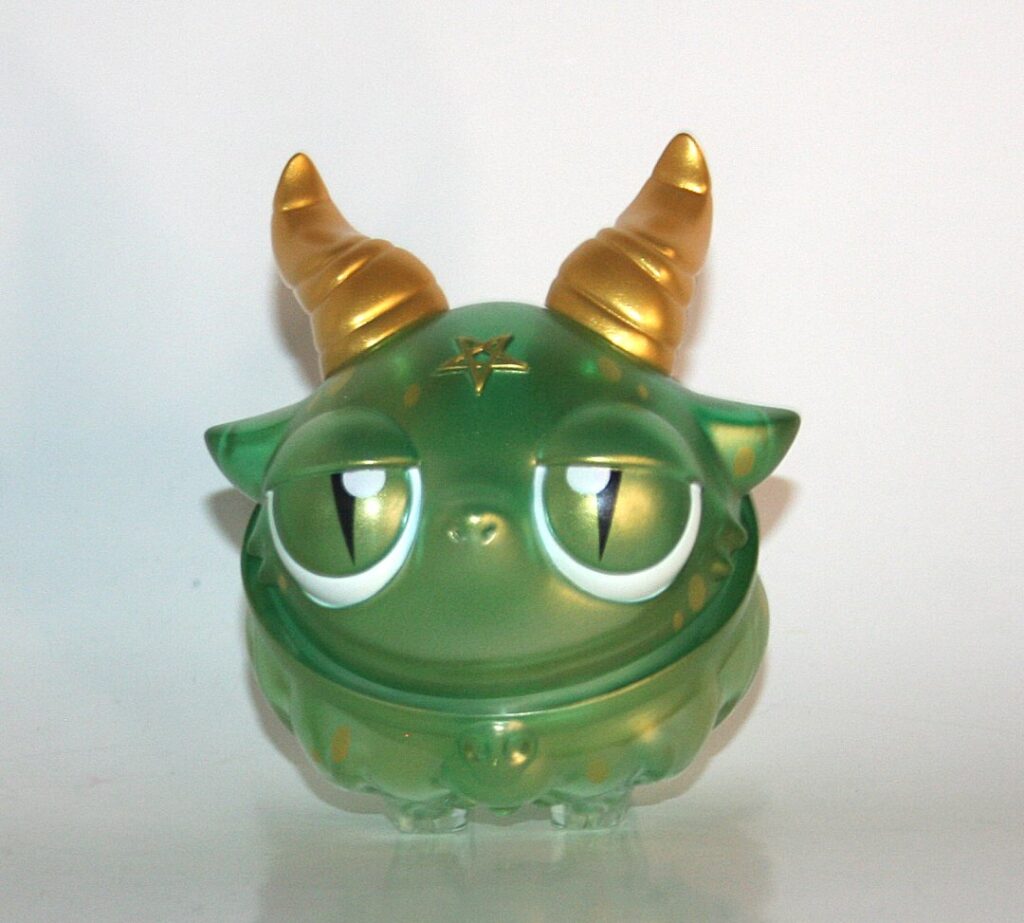 Zintears Green x Gold Bobbi The Baphomet Dragon