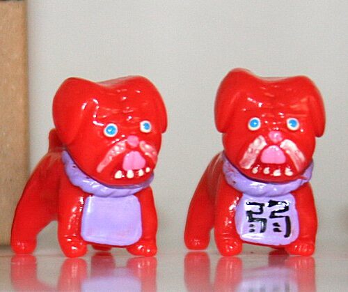 Dehara Vermilion Red Mini Tosa Inuta Set