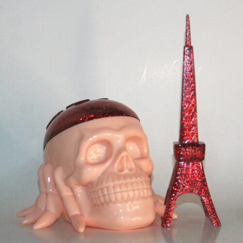 Shirahama Flesh x Clear Lame Red Spider Skull x Tower
