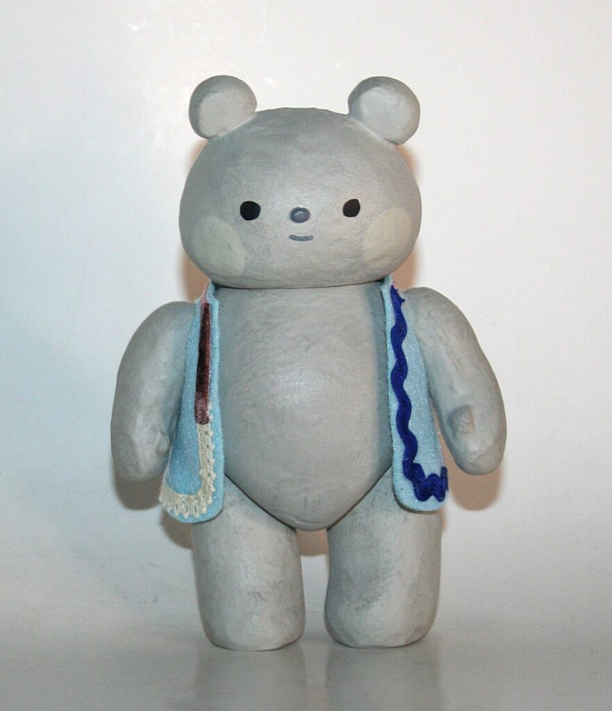 Tomoko Nagai Grey Mushroom Bear