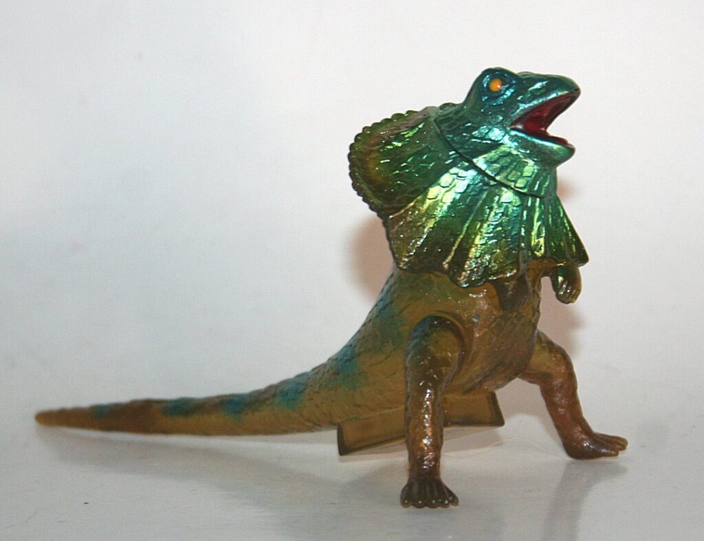 Unknown Maker Clear Brown Frilled Neck Lizard