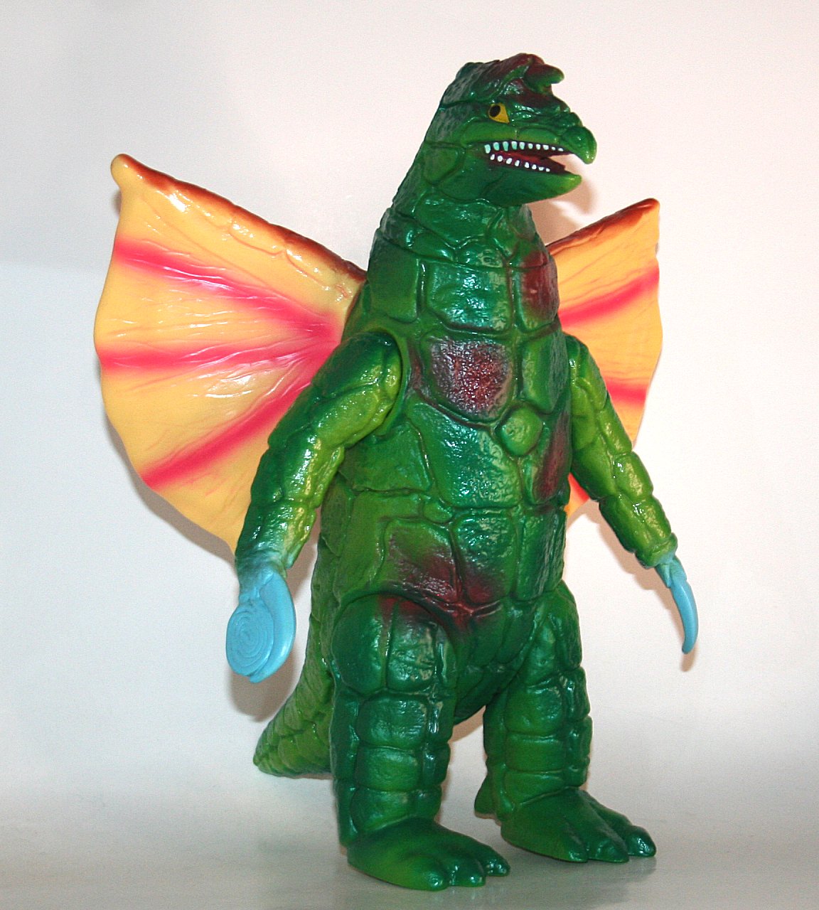 B-Club giant green Dorako sofubi standing 12 inches tall