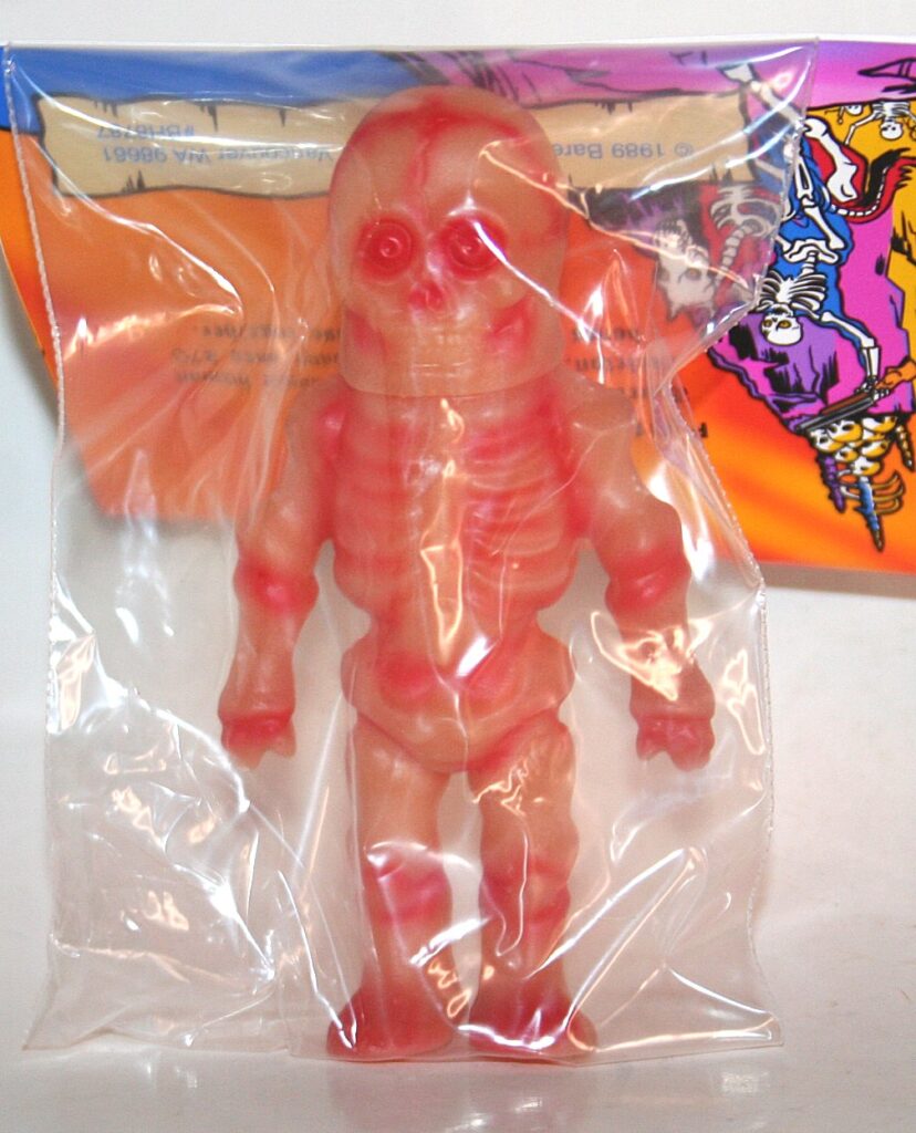 Barely Human Halloween Red Planetoid Force Skeleton