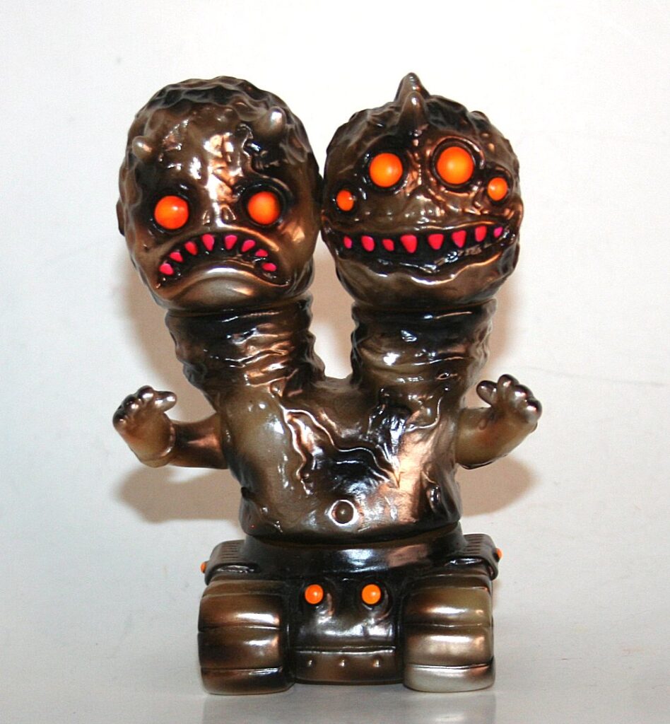 Deathland Vinyl Toy Orange Eye Glow Mecha Twins