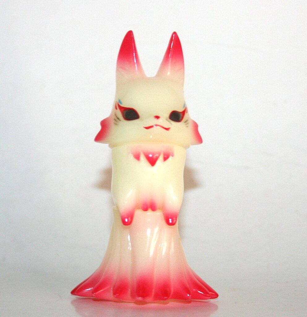 Denno Daiku Pink x Glow Kyu-chan Nine Tail Fox