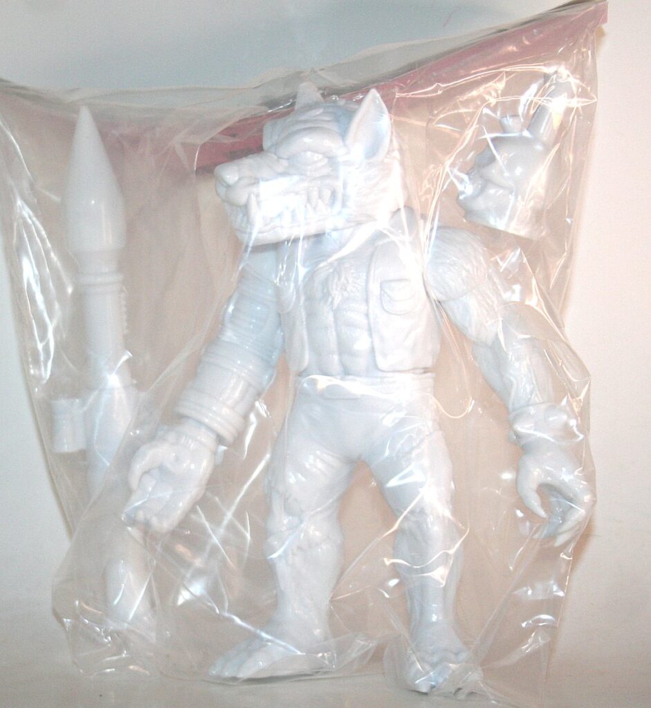 Dollar Slice Bootlegs Unpainted White Big Rad Wolf