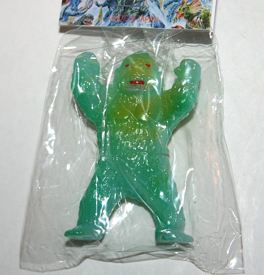 Marusan Gacha Blue Glow Giant Gorilla
