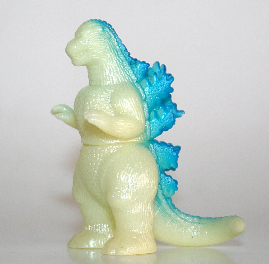 Marusan Gacha Kaiju Blue on Glow 1989 Godzilla