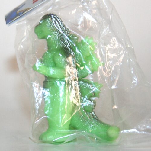 Marusan Gacha Silver on Green Glow 1989 Godzilla
