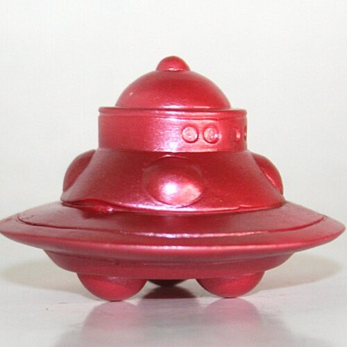 One Up Pinkish Red UFO