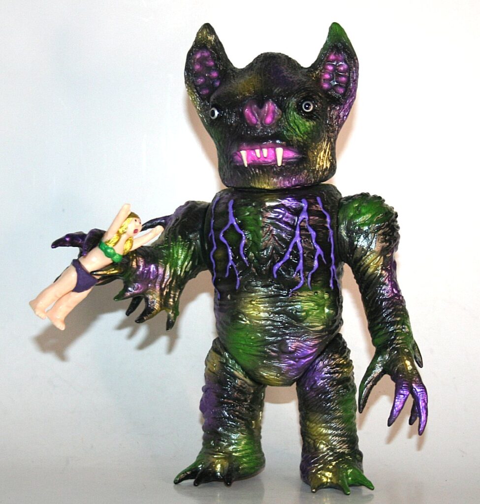 Rampage Toys x SHB Custom Green x Purple Bat-X