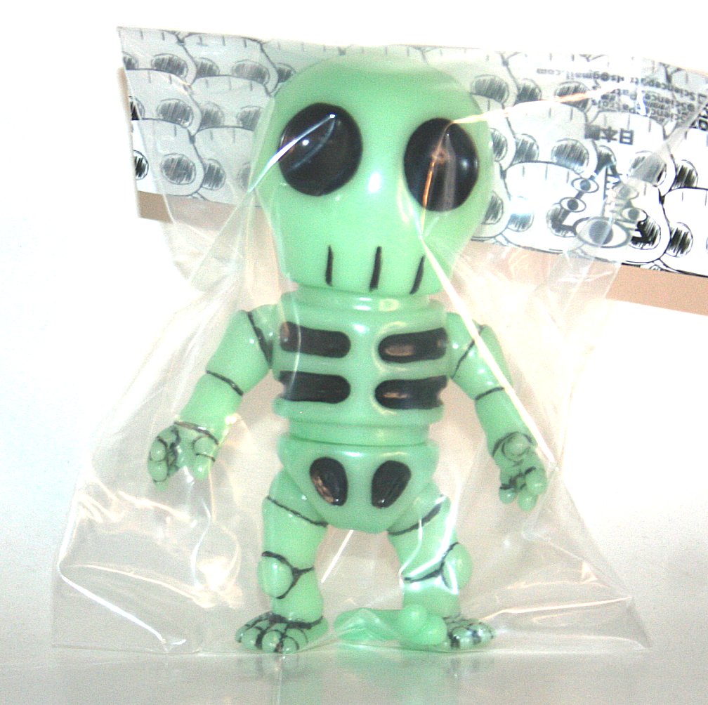 Science Patrol Green Glow My Partner Skull
