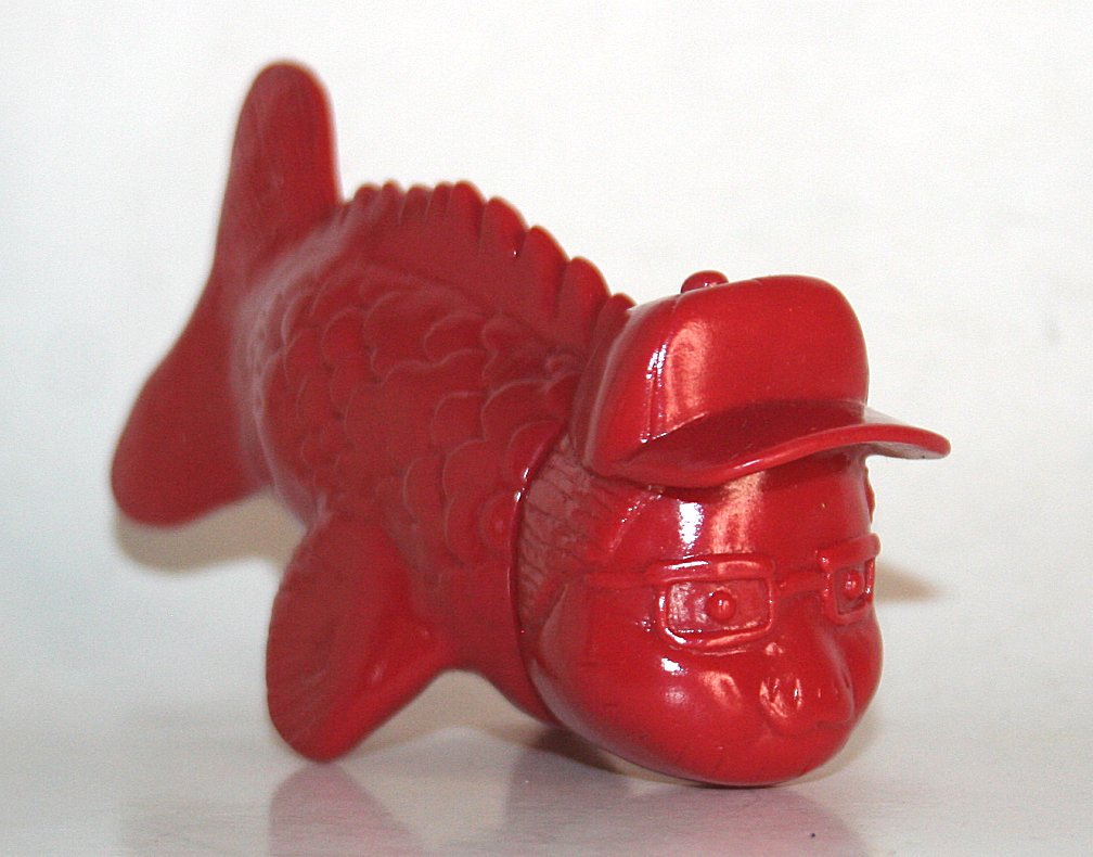 Science Patrol Unpainted Red Harris Fish